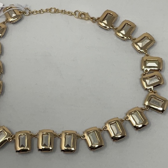 NWT Christian Soriano New York black rectangle necklace - Picture 5 of 8